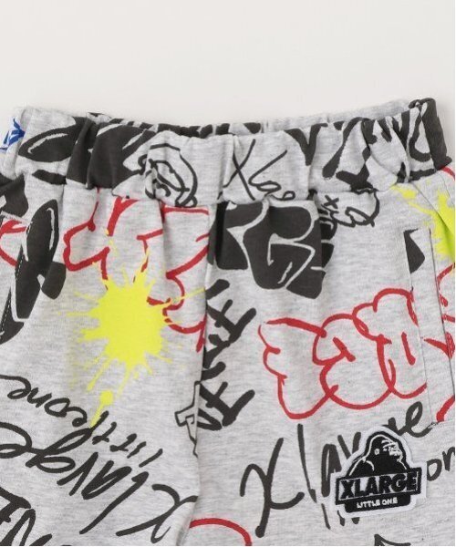 新品　XLARGE KIDS　グラフィティ総柄　セットアップ　ハーフパンツ XLARGE KIDS パンツ グラフィティ総柄ショートパンツ キッズ