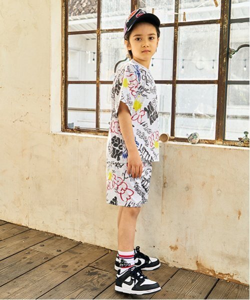新品　XLARGE KIDS　グラフィティ総柄　セットアップ　ハーフパンツ グラフィティ総柄ショートパンツ（その他） | XLARGE KIDS