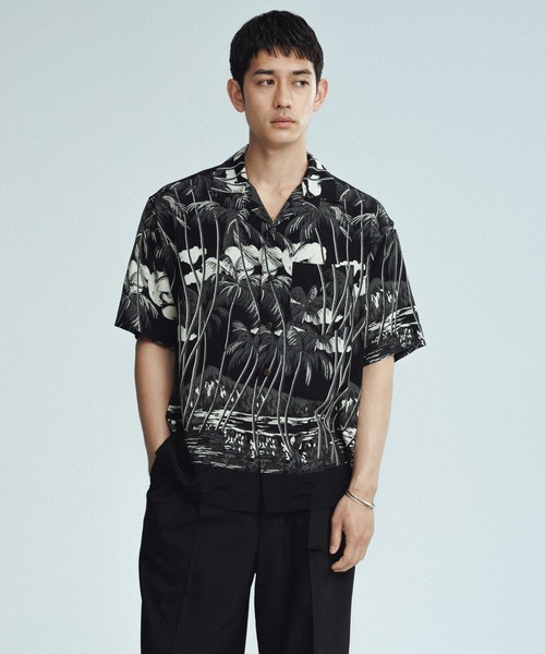ADAM ET ROPE ブラック フレアTシャツ ペプラムスウェット（Tシャツ/カットソー）｜ADAM ET ROPE