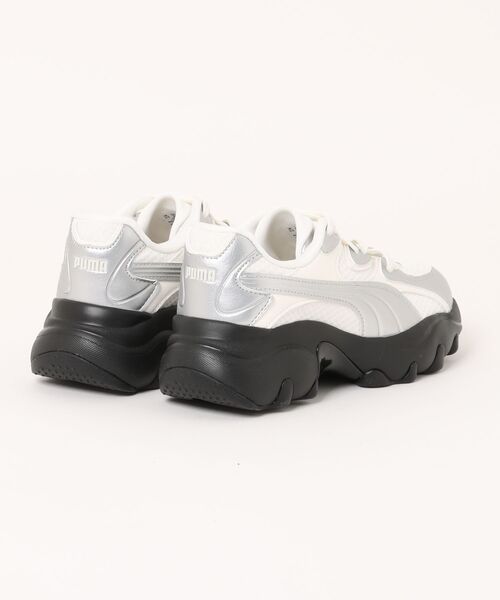 【PUMA】 W PULSAR LITE SHINMERY W.WH/SILVER 国内発送 PUMA スニーカー プーマ W PULSAR LITE SHINMERY 403720 03W.WH