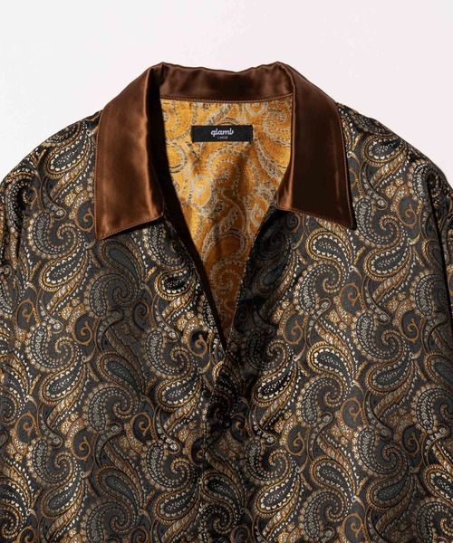 glamb（グラム） シャツ Paisley Skipper Shirt / ペイズリー
