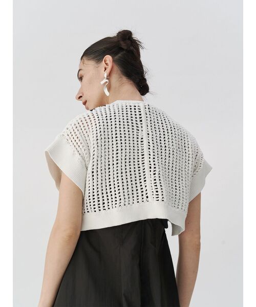UN3D. ニット セーター CROCHET WAVE TOP / クロシェウェーブ