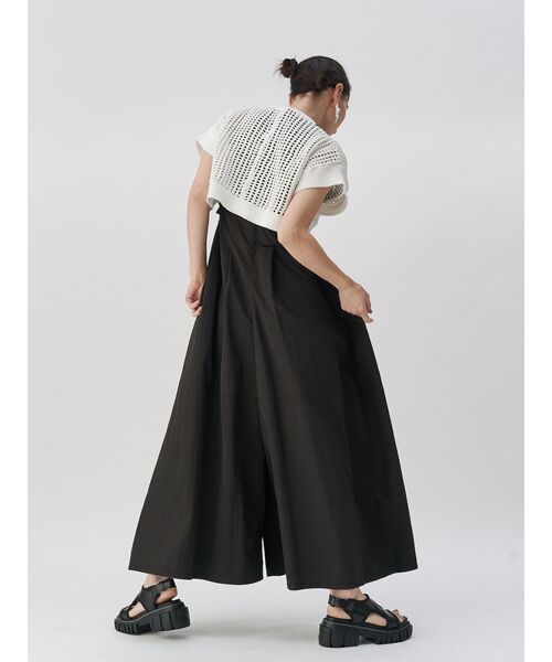 「UN3D.」 キャミソールニット FREE ブラック レディース UN3D. ニット セーター CROCHET WAVE TOP / クロシェウェーブ