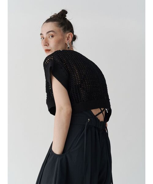 UN3D. ニット セーター CROCHET WAVE TOP / クロシェウェーブ