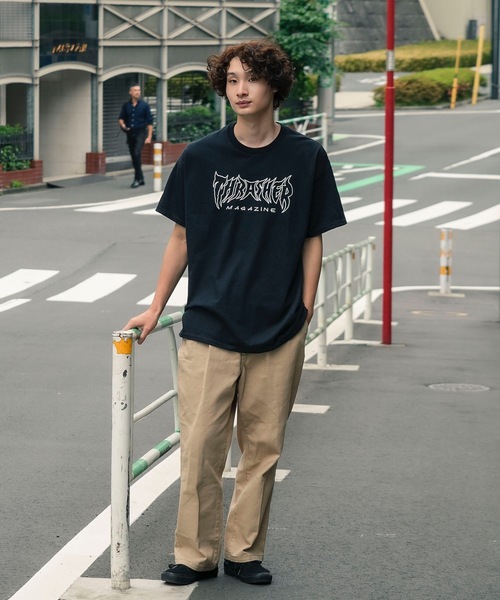 THRASHER 半袖 Tシャツ ストリート コーデ c-boy style THRASHER 半袖 Tシャツ ストリート コーデ c-boy style THRASHER 半袖
