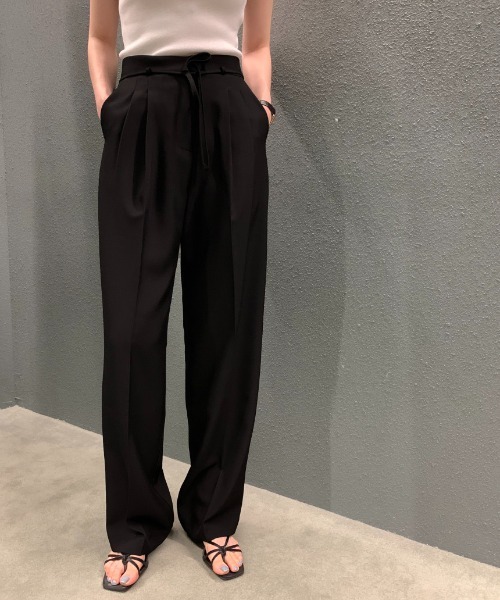 Nnoo スラックス on：nue（オンニュ） スラックス パンツ 「on:nue」ウエストループ