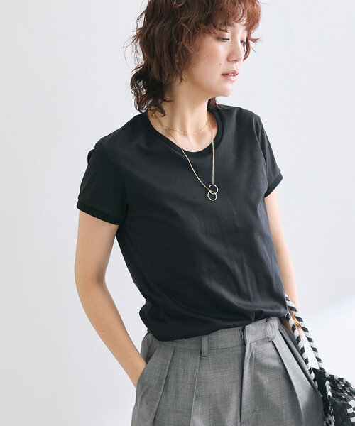 tシャツ 「MYSELFbyRD（マイセルフバイリヴドロワ）」baseLongTee レディース MYSELFbyRD（マイセルフバイリヴドロワ）】baseLongTee（Tシャツ
