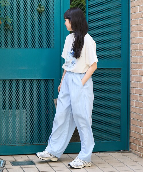 FREAK'S STORE パンツ 「接触冷感」 SUMMERCOOL タック カーブ