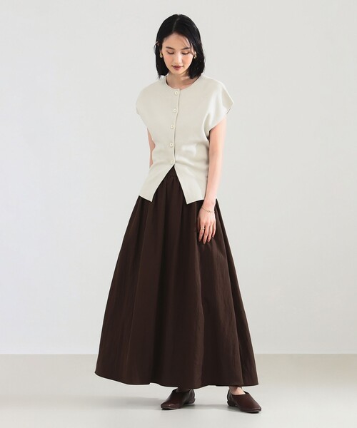 デミルクスビームス　チュールギャザースカート Demi-Luxe BEAMS（デミルクス ビームス）の「Demi-Luxe BEAMS