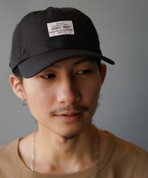 美品　SCHOTT × NEW ERA キャップ　グレー Schott N.Y.C 「schott」 キャップ - グレー メンズ : ZOZOTOWN