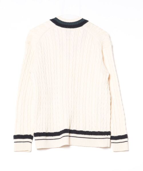 BATONER クルーネックニットセーター ホワイト BATONER（バトナー）｜ニット/セーター（ホワイト系）一覧 - WEAR