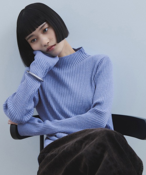 ★美品★アダムエロペ×ヤマガタニット ハイネック ADAM ET ROPE'（アダムエロペ） ニット セーター 「WEB限定」・「定番