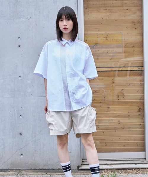 Nora Lily（ノラリリー） シャツ 「Nora Lily」See-through Parts