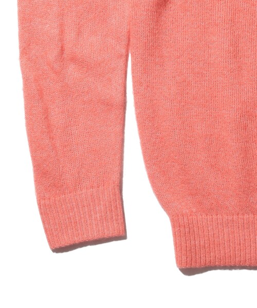 BEAMS PLUS/9ゲージシャギーニットポロシャツ BEAMS+（ビームスプラス） ポロシャツ 9ゲージ ウール シルク シャギー