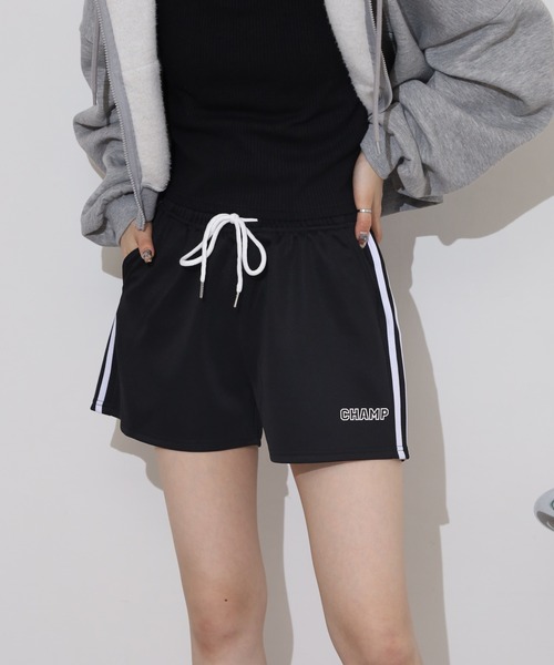 PGG ロゴプリント ショートパンツ XWFSH10H2 デイリーロゴバンド ショートパンツ (単品)
