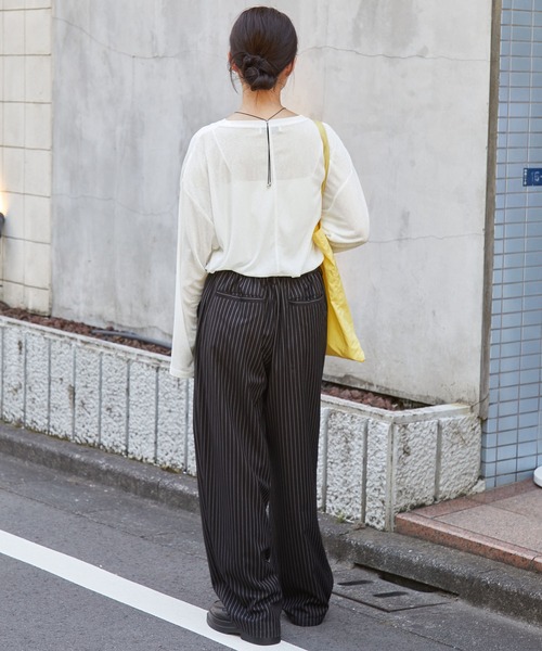 tシャツ 「スマートウォッシュ」フローティ シアートップス レディース | MONO-MART | 20