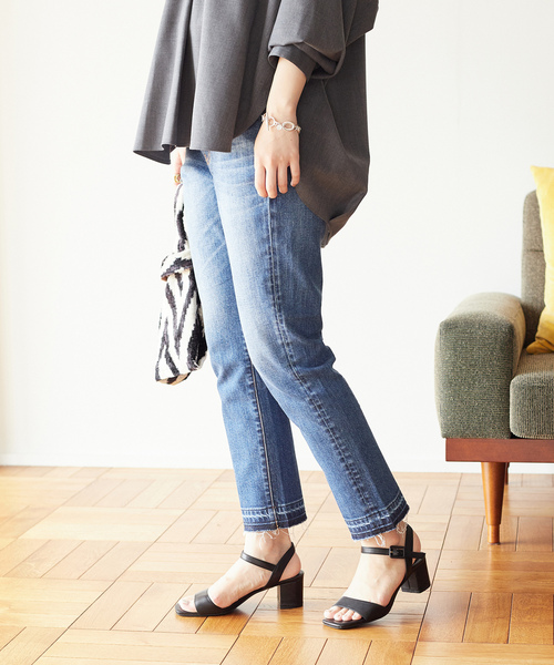 「JOURNAL STANDARD」 デニムパンツ 40 ネイビー レディース