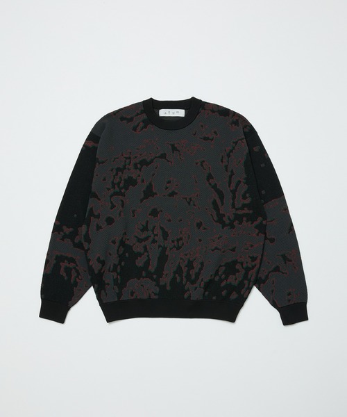 bal（バル） セーター ニット JACQUARD PATTERN CREWNECK SWEATER