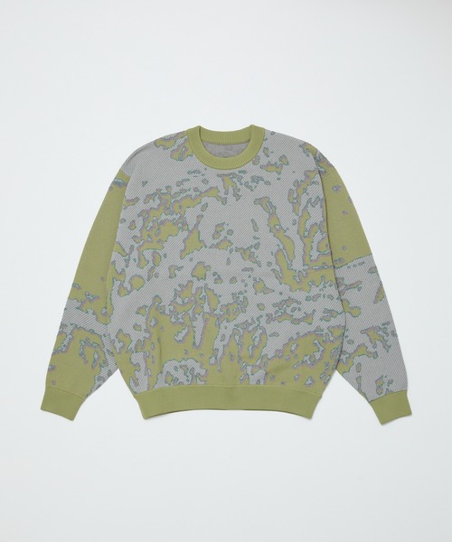 bal（バル） セーター ニット JACQUARD PATTERN CREWNECK SWEATER