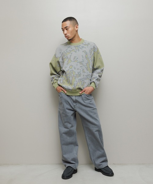 bal（バル） セーター ニット JACQUARD PATTERN CREWNECK SWEATER
