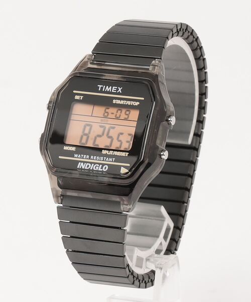 「TIMEX」 デジタル腕時(shí)計(jì) FREE ブラック メンズ