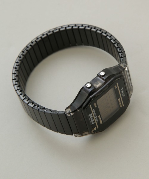 「TIMEX」 デジタル腕時(shí)計(jì) FREE ブラック メンズ