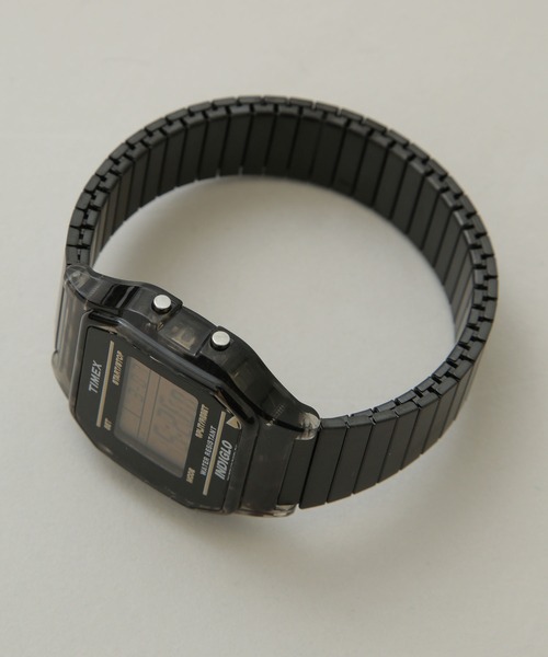 「TIMEX」 デジタル腕時(shí)計(jì) FREE ブラック メンズ