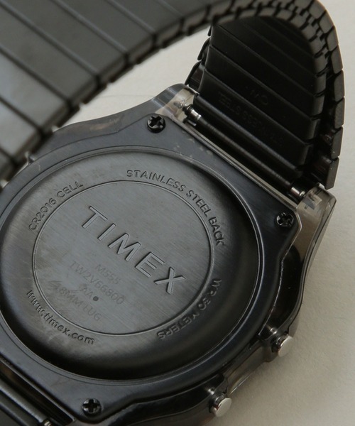 「TIMEX」 デジタル腕時(shí)計(jì) FREE ブラック メンズ