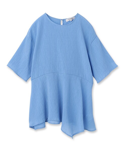 INDIVI（インディヴィ） tシャツ 「洗える」ペプラムトップス