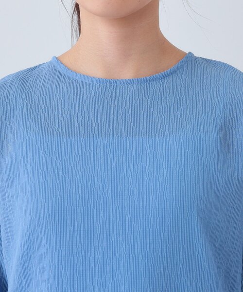 INDIVI（インディヴィ） tシャツ 「洗える」ペプラムトップス