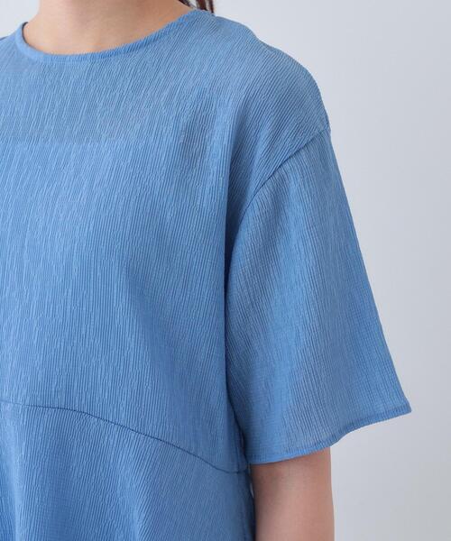 INDIVI（インディヴィ） tシャツ 「洗える」ペプラムトップス