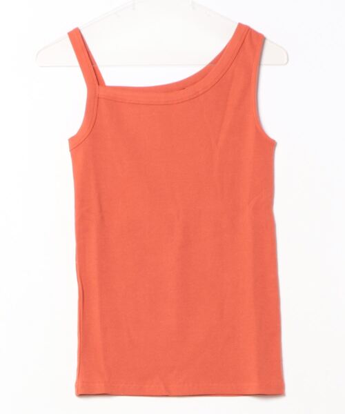 「INTERPLANET」 ノースリーブトップス FREE オレンジ レディース_画像5