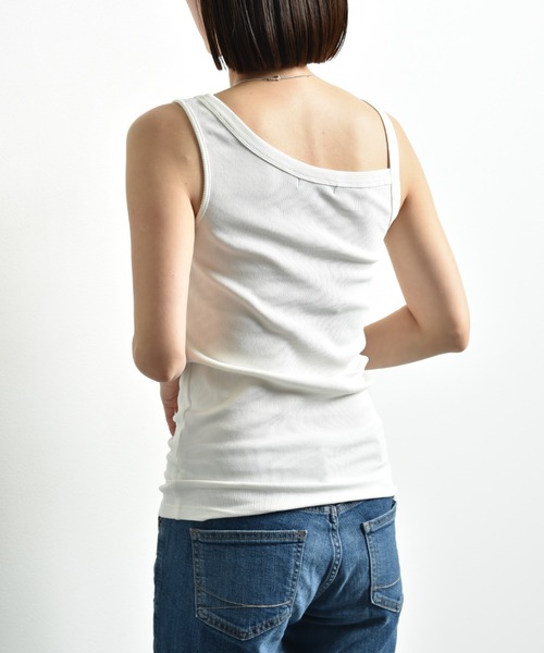 「INTERPLANET」 ノースリーブトップス FREE オレンジ レディース_画像7