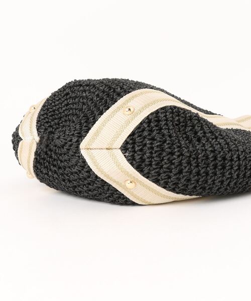 「COOCO」 かごバッグ 9 ブラック レディース_画像3