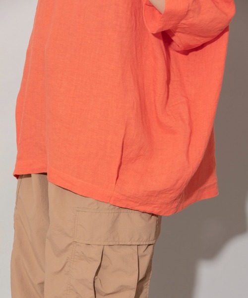 「Munich」 ドルマンスリーブブラウス FREE オレンジ レディース_画像9