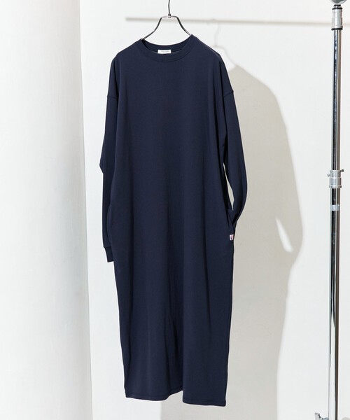 ワンピース 限定展開　USAコットン ビッグ シルエット ロングスリーブ ワンピース | FREAK'S STORE | 26