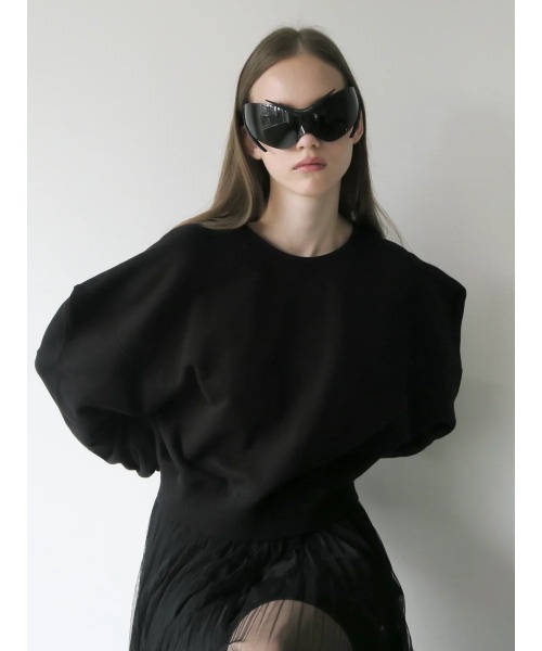 AMOMMA（アモマ） トレーナー スウェット PUFF SLEEVE SWEAT裏起毛