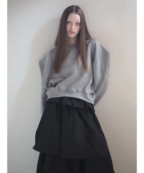 AMOMMA（アモマ） トレーナー スウェット PUFF SLEEVE SWEAT裏起毛