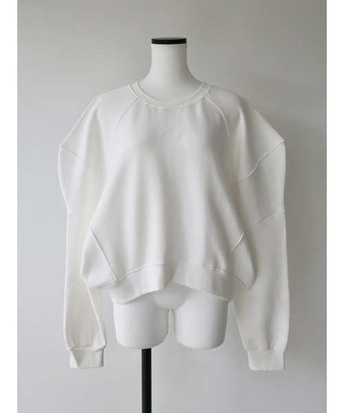 AMOMMA（アモマ） トレーナー スウェット PUFF SLEEVE SWEAT裏起毛