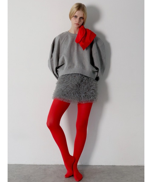 AMOMMA（アモマ） トレーナー スウェット PUFF SLEEVE SWEAT裏起毛