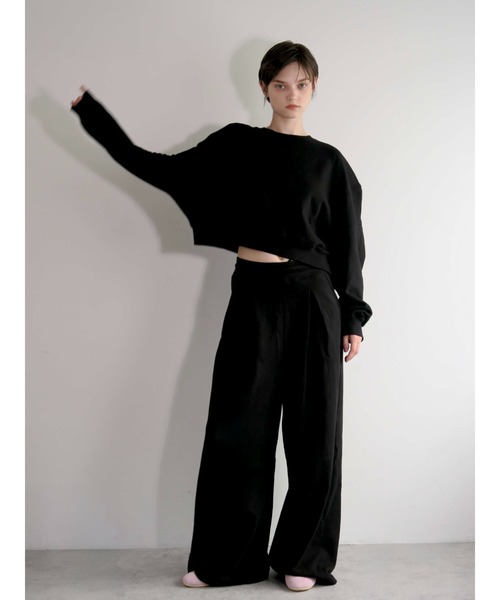 トレーナー/スウェット AMOMMA PUFF SLEEVE SWEAT AMOMMA（アモマ） トレーナー スウェット PUFF SLEEVE SWEAT裏起毛