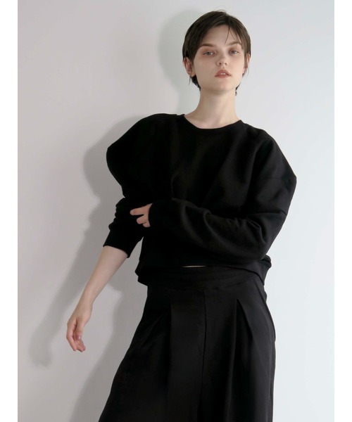 AMOMMA（アモマ） トレーナー スウェット PUFF SLEEVE SWEAT裏起毛