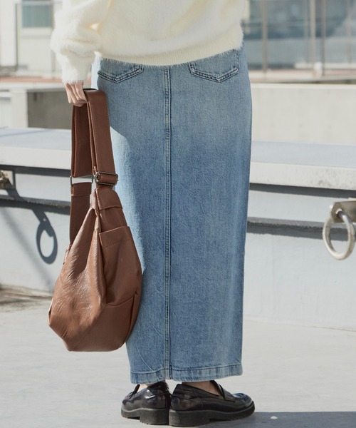 Calvin Klein（カルバン・クライン） デニムスカート DENIM MAXI SKIRT 