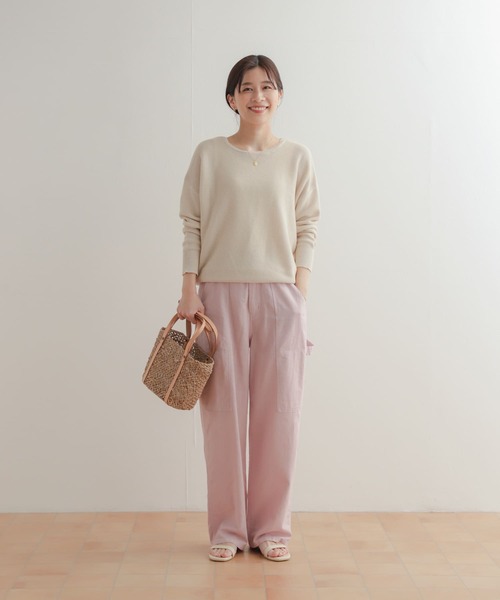 「URBAN RESEARCH DOORS」 長袖ニット MEDIUM ベージュ レディース_画像10