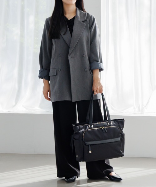 トートバッグ エースジーン トートバッグ ラプリム A4サイズ収納可能 13.3inchPC収納 ２気室 68803 レディースの画像
