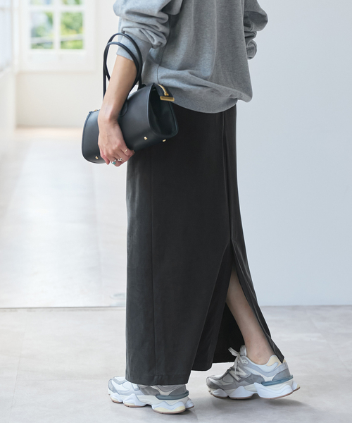 Spick＆Span（スピック アンド スパン） スカート サテンジャージーI