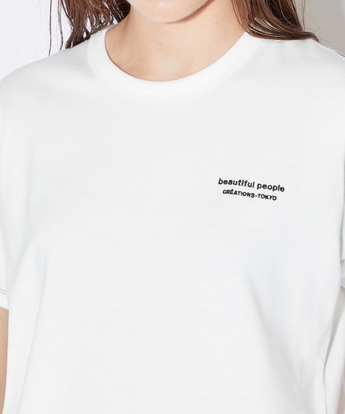 「beautiful people」 半袖Tシャツ SMALL ブラック レディース_画像8