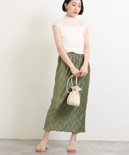 「AULI」 プリーツスカート X-SMALL ブラック レディース_画像6