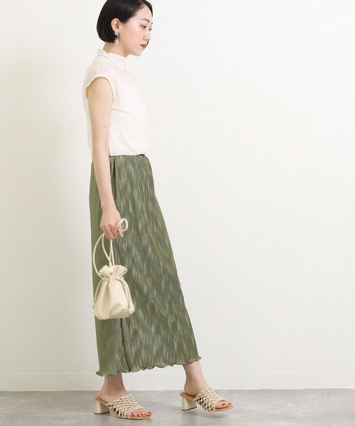 「AULI」 プリーツスカート X-SMALL ブラック レディース_画像8