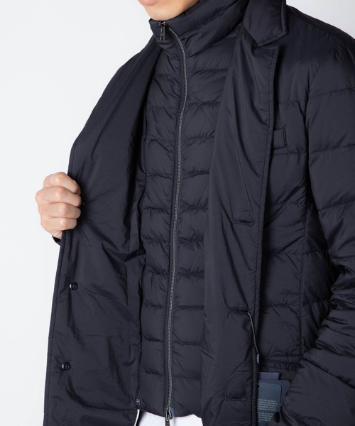 HERNO ダウンジャケット　ネイビー　42 HERNO（ヘルノ） ダウンコート ダウンジャケット HERNO GIADA